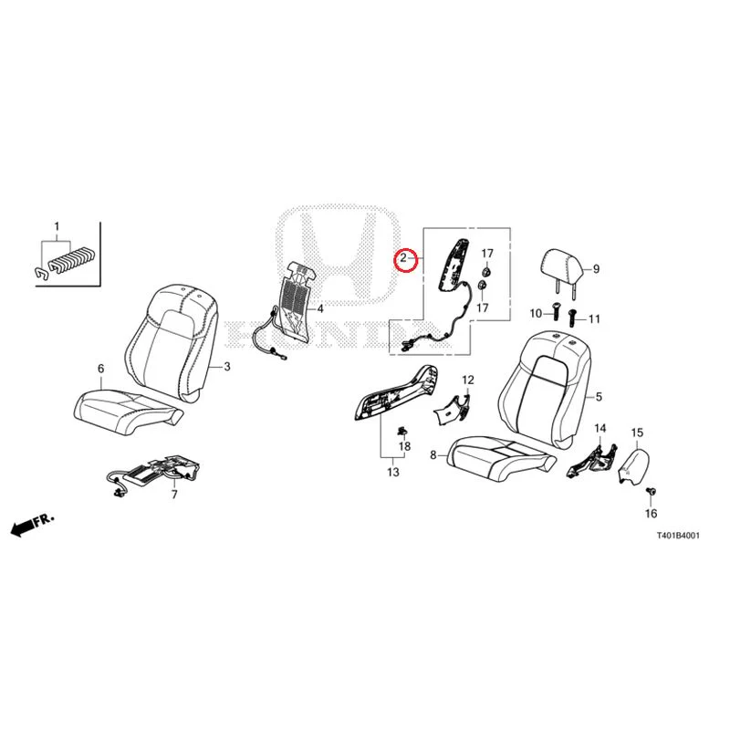 [NEW] JDM HONDA CIVIC FL1 2025 Front Seat (Driver's Side) (2) GENUINE OEM - Image 3
