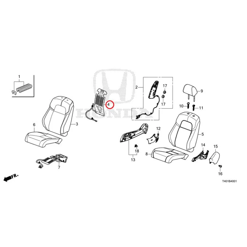 [NEW] JDM HONDA CIVIC FL1 2025 Front Seat (Driver's Side) (2) GENUINE OEM - Image 5