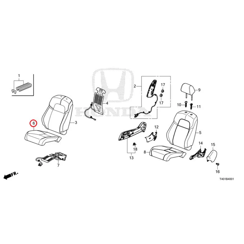 [NEW] JDM HONDA CIVIC FL1 2025 Front Seat (Driver's Side) (2) GENUINE OEM - Image 7