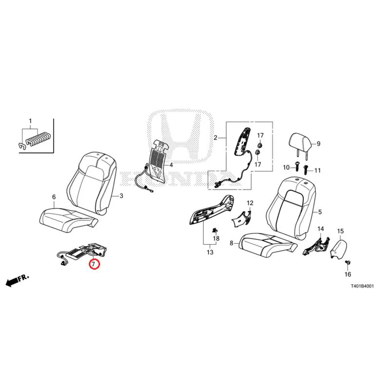[NEW] JDM HONDA CIVIC FL1 2025 Front Seat (Driver's Side) (2) GENUINE OEM - Image 8