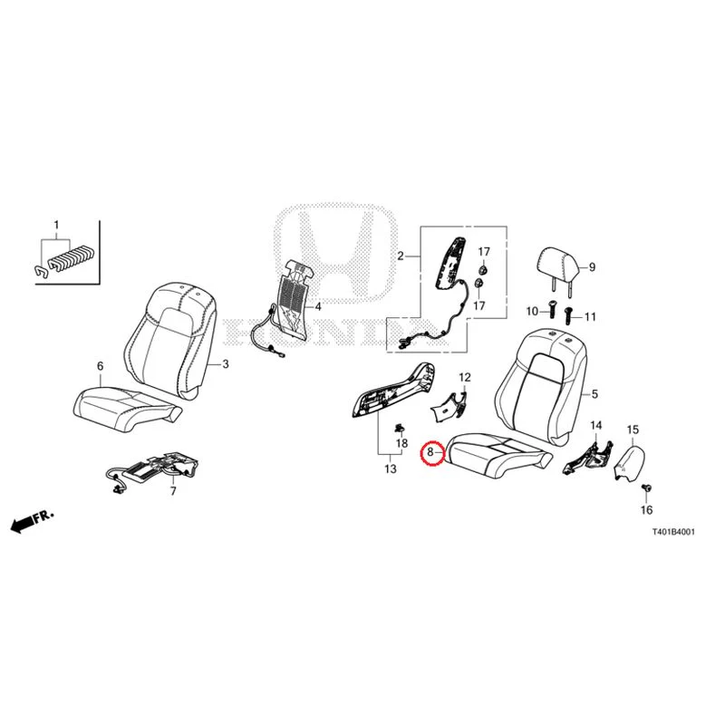 [NEW] JDM HONDA CIVIC FL1 2025 Front Seat (Driver's Side) (2) GENUINE OEM - Image 9