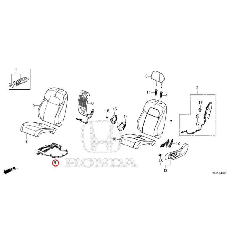 [NEW] JDM HONDA CIVIC FL1 2025 Front Seat (Passenger Side) (2) GENUINE OEM - Image 10