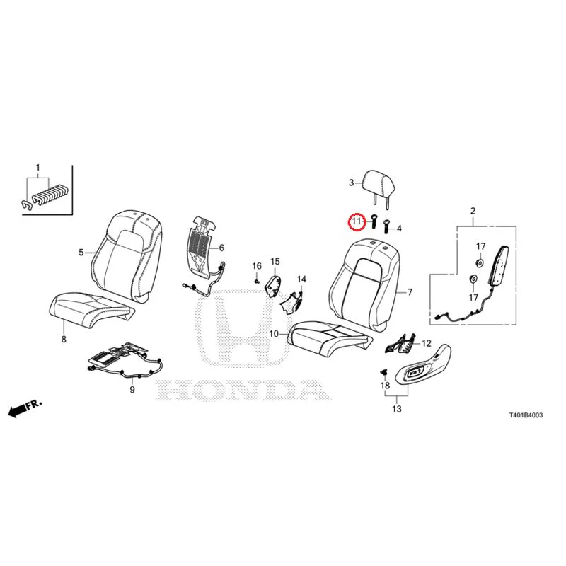 [NEW] JDM HONDA CIVIC FL1 2025 Front Seat (Passenger Side) (2) GENUINE OEM - Image 12