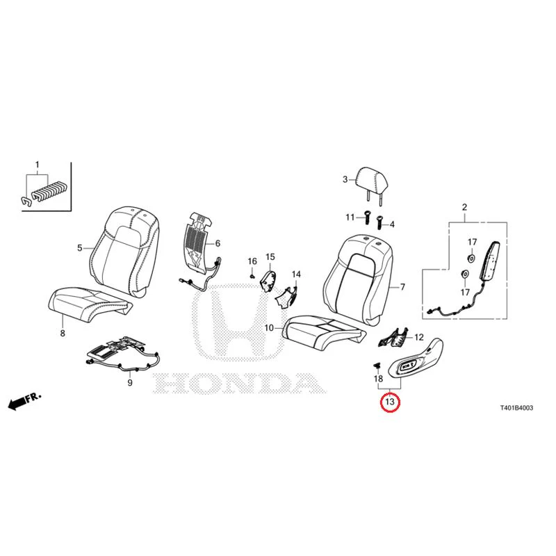 [NEW] JDM HONDA CIVIC FL1 2025 Front Seat (Passenger Side) (2) GENUINE OEM - Image 14