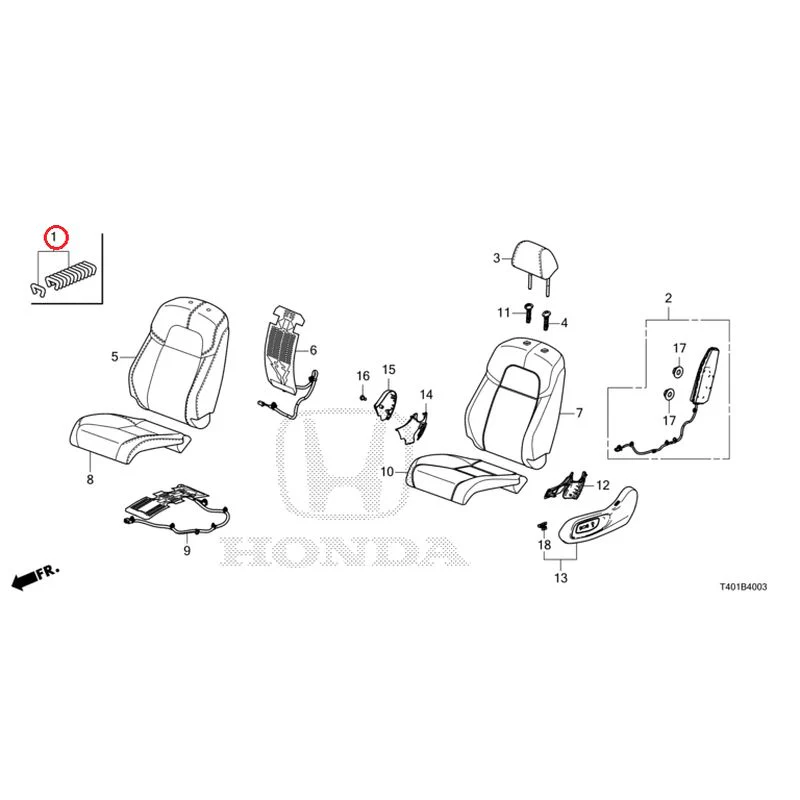 [NEW] JDM HONDA CIVIC FL1 2025 Front Seat (Passenger Side) (2) GENUINE OEM - Image 2