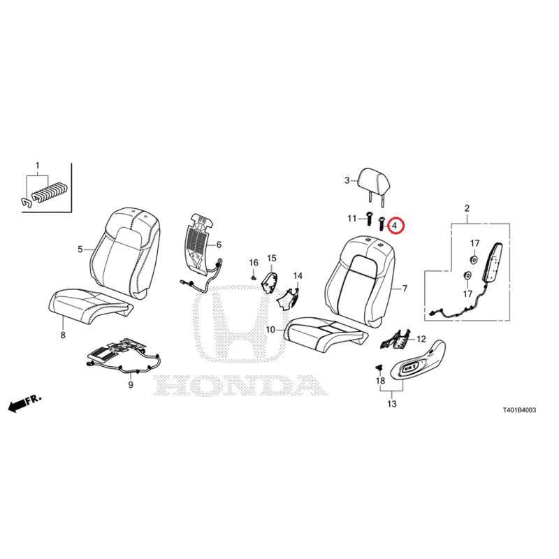 [NEW] JDM HONDA CIVIC FL1 2025 Front Seat (Passenger Side) (2) GENUINE OEM - Image 5