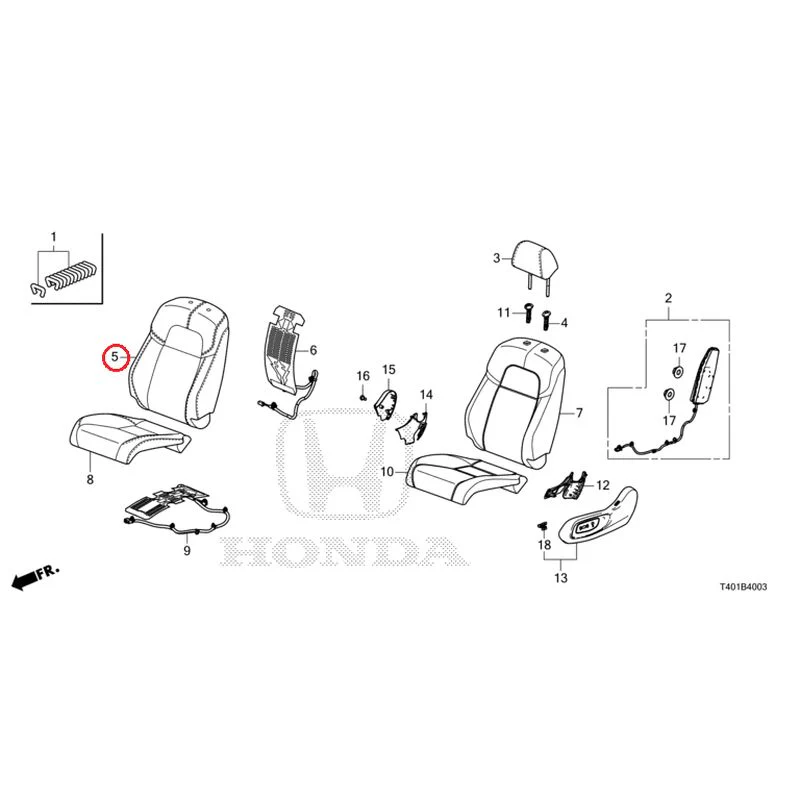 [NEW] JDM HONDA CIVIC FL1 2025 Front Seat (Passenger Side) (2) GENUINE OEM - Image 6