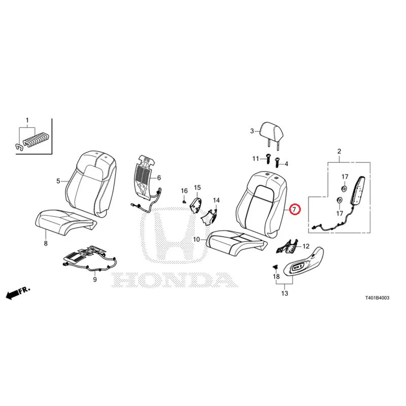[NEW] JDM HONDA CIVIC FL1 2025 Front Seat (Passenger Side) (2) GENUINE OEM - Image 8