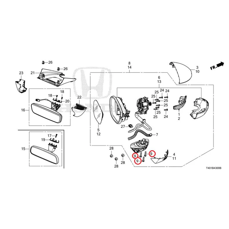 [NEW] JDM HONDA CIVIC FL1 2025 Mirrors GENUINE OEM - Image 14