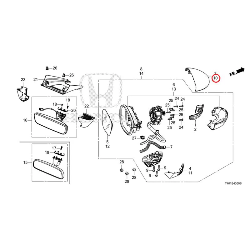 [NEW] JDM HONDA CIVIC FL1 2025 Mirrors GENUINE OEM - Image 17