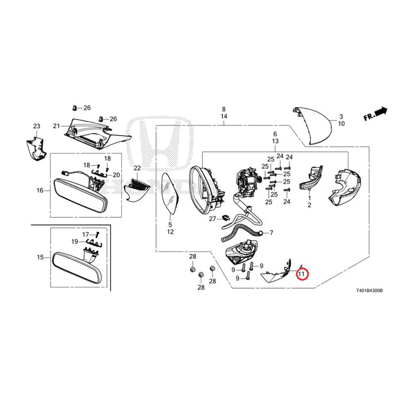 [NEW] JDM HONDA CIVIC FL1 2025 Mirrors GENUINE OEM - Image 20