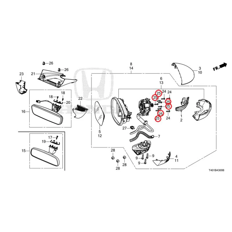 [NEW] JDM HONDA CIVIC FL1 2025 Mirrors GENUINE OEM - Image 31