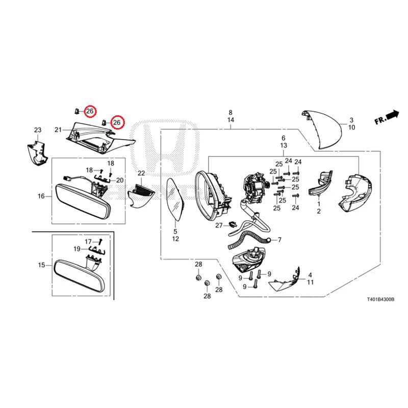 [NEW] JDM HONDA CIVIC FL1 2025 Mirrors GENUINE OEM - Image 32