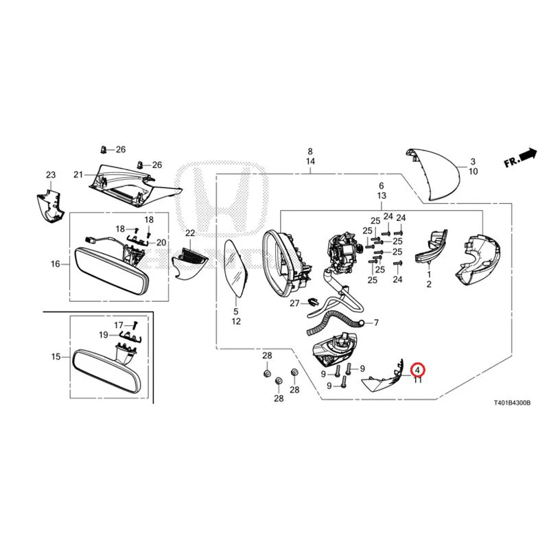 [NEW] JDM HONDA CIVIC FL1 2025 Mirrors GENUINE OEM - Image 9