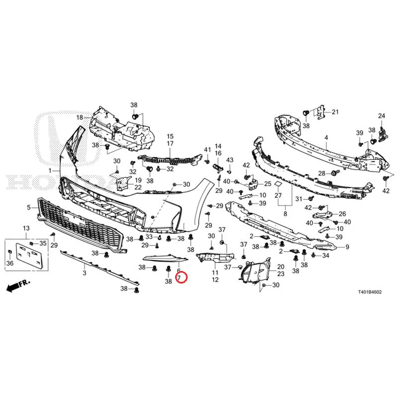 [NEW] JDM HONDA CIVIC FL1 2025 Front Bumper (130) GENUINE OEM - Image 12