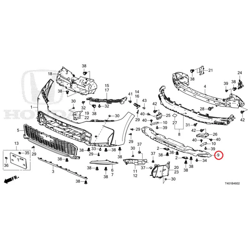 [NEW] JDM HONDA CIVIC FL1 2025 Front Bumper (130) GENUINE OEM - Image 14