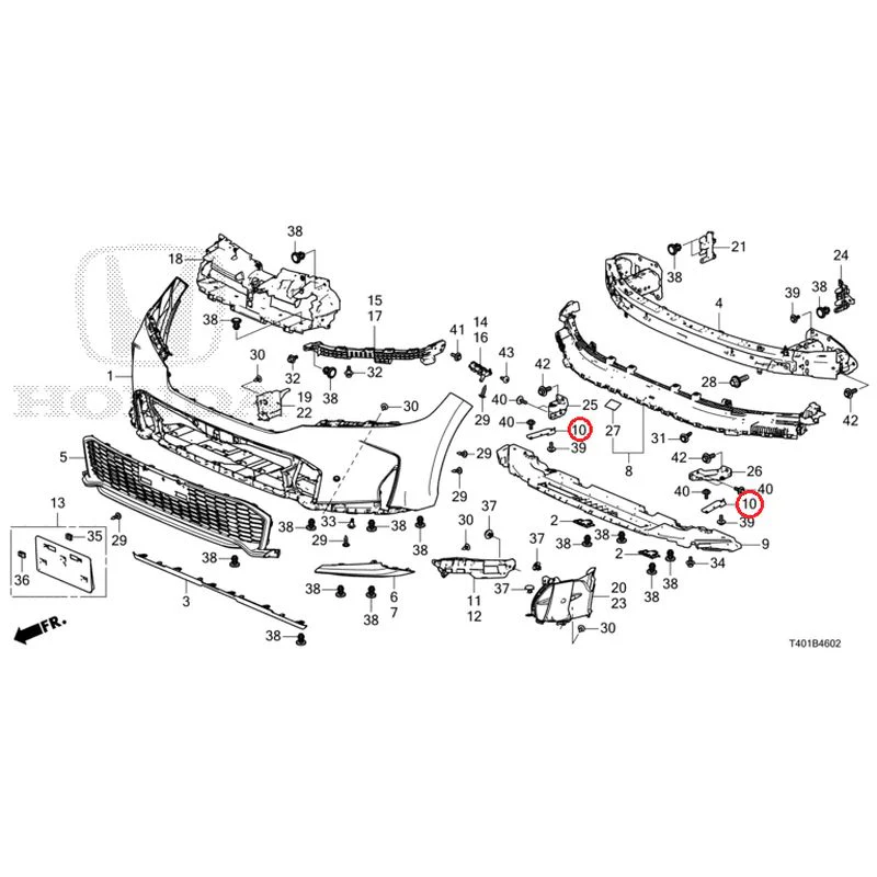 [NEW] JDM HONDA CIVIC FL1 2025 Front Bumper (130) GENUINE OEM - Image 15