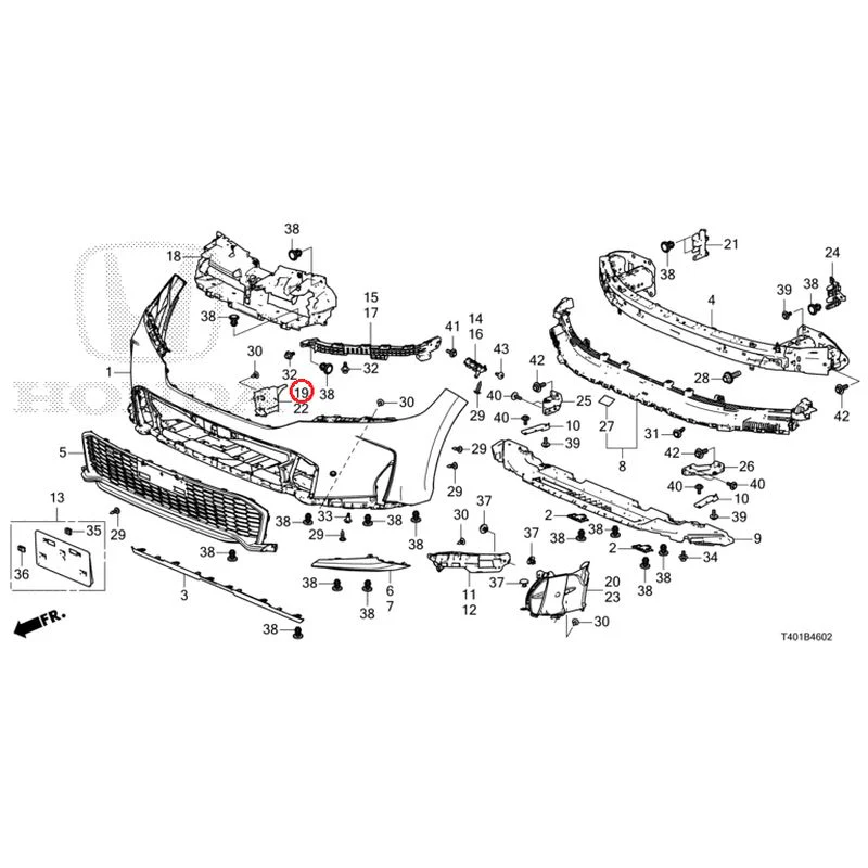 [NEW] JDM HONDA CIVIC FL1 2025 Front Bumper (130) GENUINE OEM - Image 24
