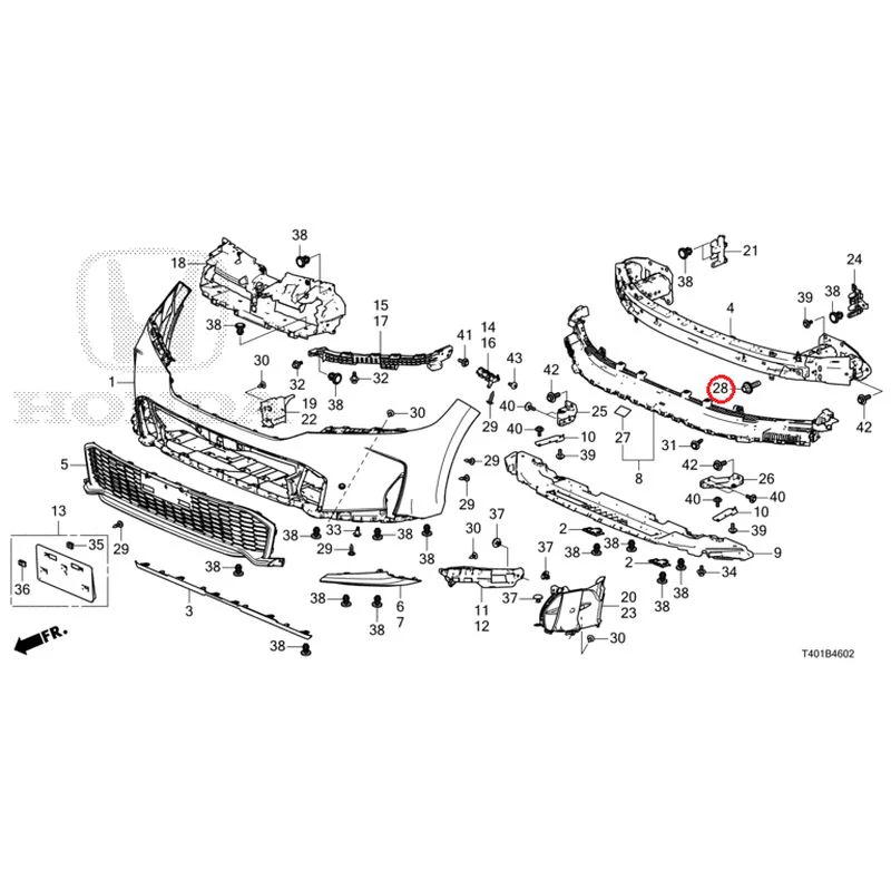 [NEW] JDM HONDA CIVIC FL1 2025 Front Bumper (130) GENUINE OEM - Image 33