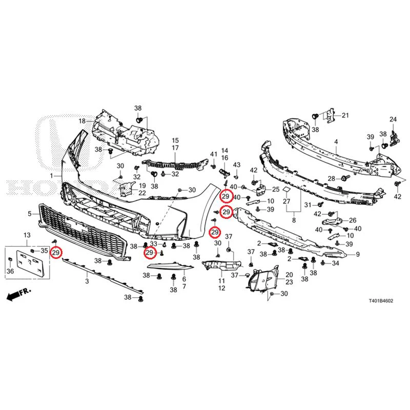 [NEW] JDM HONDA CIVIC FL1 2025 Front Bumper (130) GENUINE OEM - Image 34