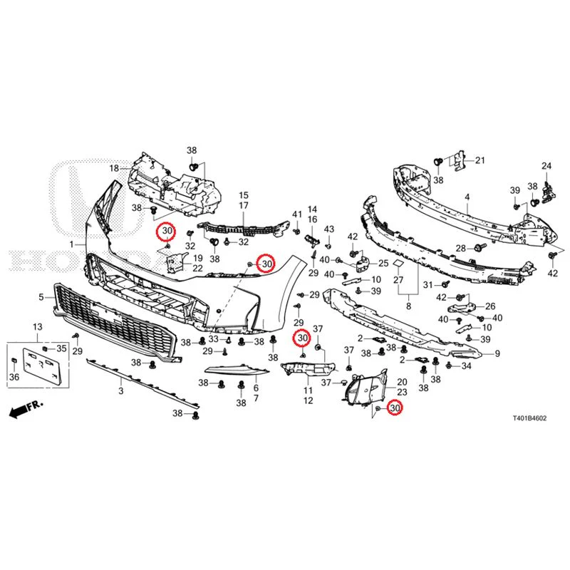 [NEW] JDM HONDA CIVIC FL1 2025 Front Bumper (130) GENUINE OEM - Image 35