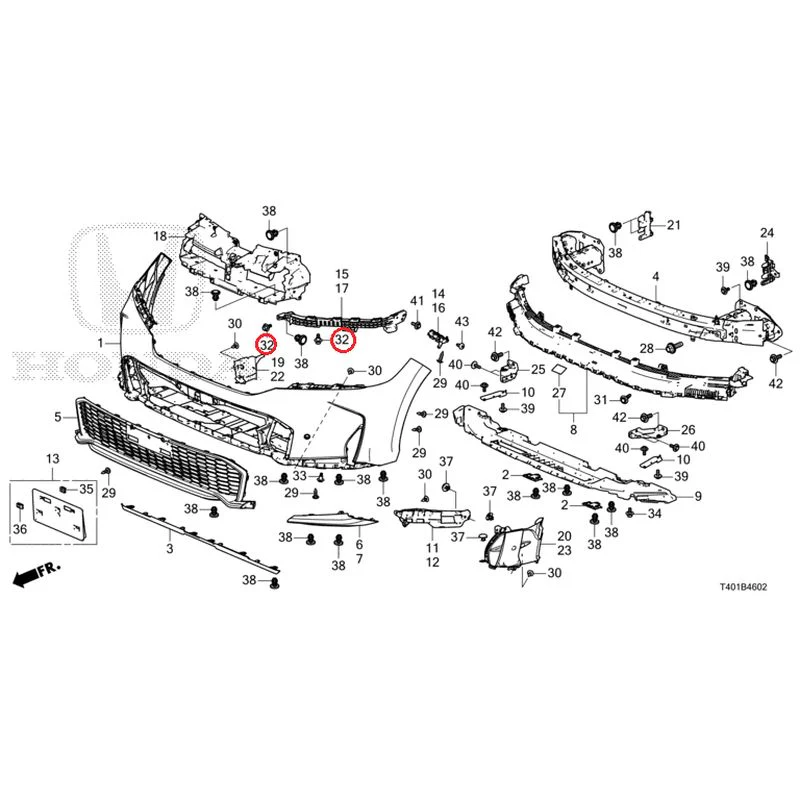[NEW] JDM HONDA CIVIC FL1 2025 Front Bumper (130) GENUINE OEM - Image 37
