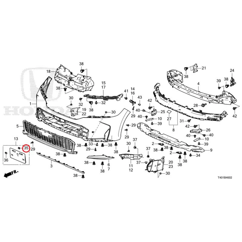[NEW] JDM HONDA CIVIC FL1 2025 Front Bumper (130) GENUINE OEM - Image 40