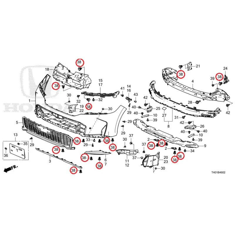 [NEW] JDM HONDA CIVIC FL1 2025 Front Bumper (130) GENUINE OEM - Image 43