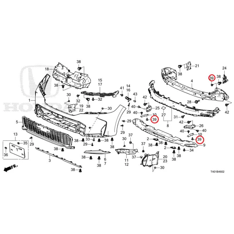 [NEW] JDM HONDA CIVIC FL1 2025 Front Bumper (130) GENUINE OEM - Image 44