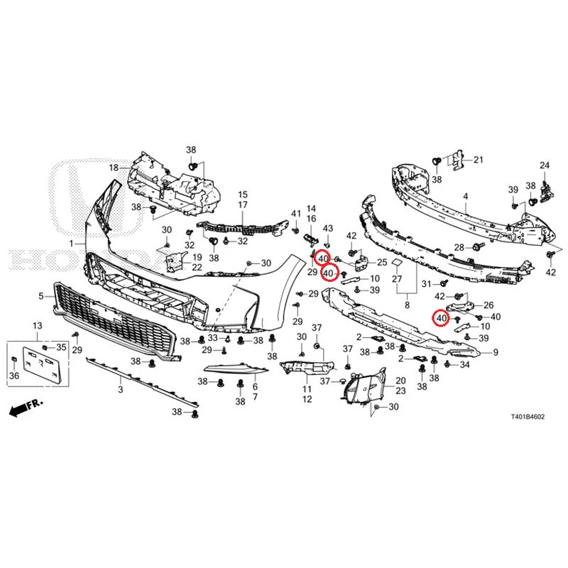 [NEW] JDM HONDA CIVIC FL1 2025 Front Bumper (130) GENUINE OEM - Image 45