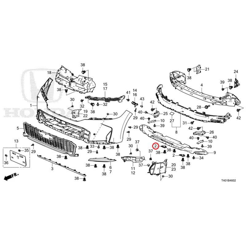 [NEW] JDM HONDA CIVIC FL1 2025 Front Bumper (130) GENUINE OEM - Image 7