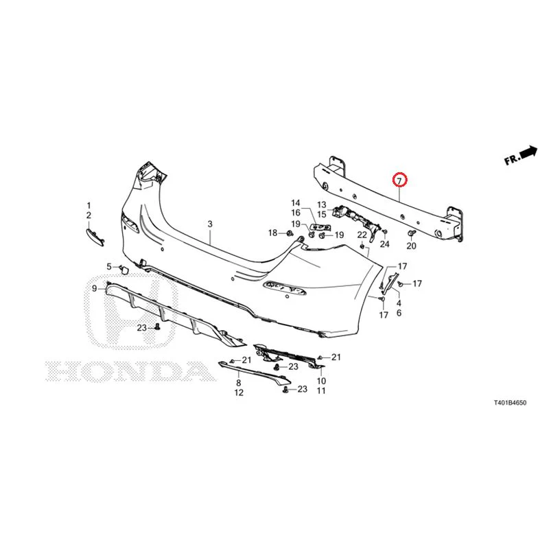 [NEW] JDM HONDA CIVIC FL1 2025 Rear Bumper GENUINE OEM - Image 16