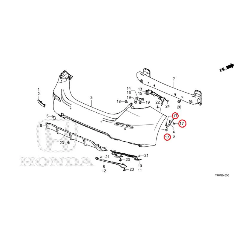 [NEW] JDM HONDA CIVIC FL1 2025 Rear Bumper GENUINE OEM - Image 26