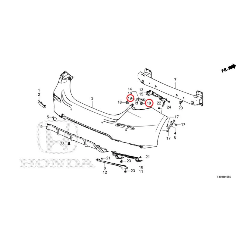 [NEW] JDM HONDA CIVIC FL1 2025 Rear Bumper GENUINE OEM - Image 28