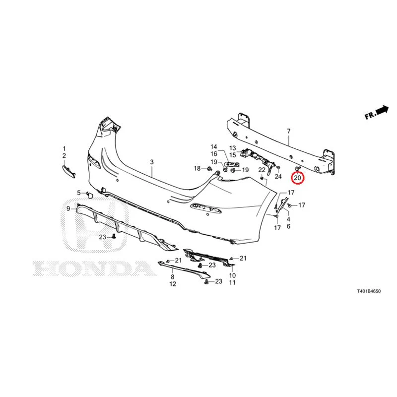 [NEW] JDM HONDA CIVIC FL1 2025 Rear Bumper GENUINE OEM - Image 29