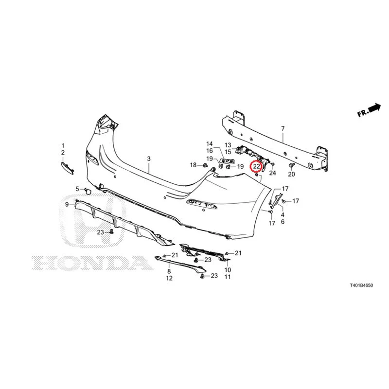 [NEW] JDM HONDA CIVIC FL1 2025 Rear Bumper GENUINE OEM - Image 31