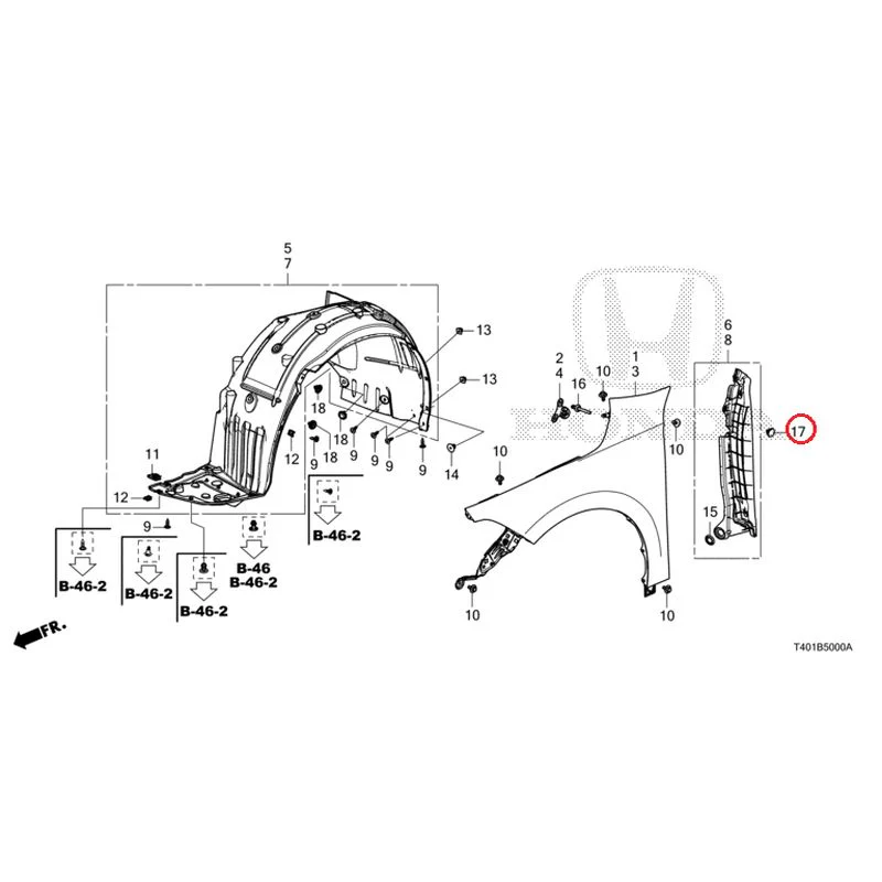 [NEW] JDM HONDA CIVIC FL1 2025 Front Fenders GENUINE OEM - Image 18