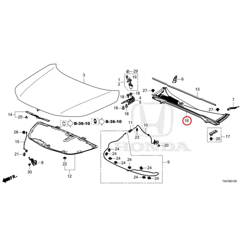 [NEW] JDM HONDA CIVIC FL1 2025 Hood GENUINE OEM - Image 17