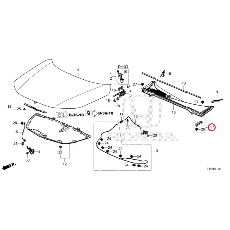 [NEW] JDM HONDA CIVIC FL1 2025 Hood GENUINE OEM - Image 18