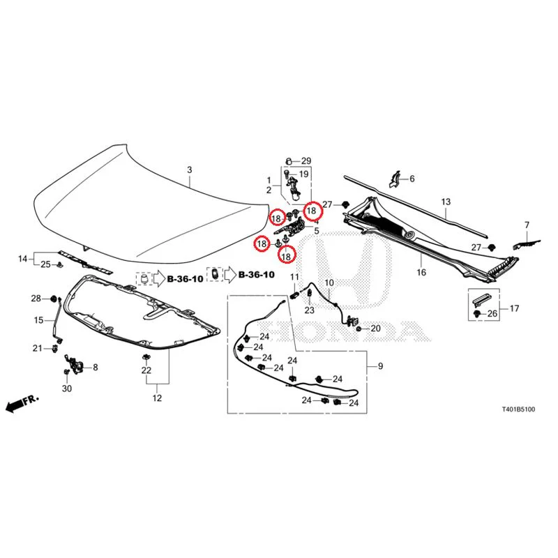 [NEW] JDM HONDA CIVIC FL1 2025 Hood GENUINE OEM - Image 19