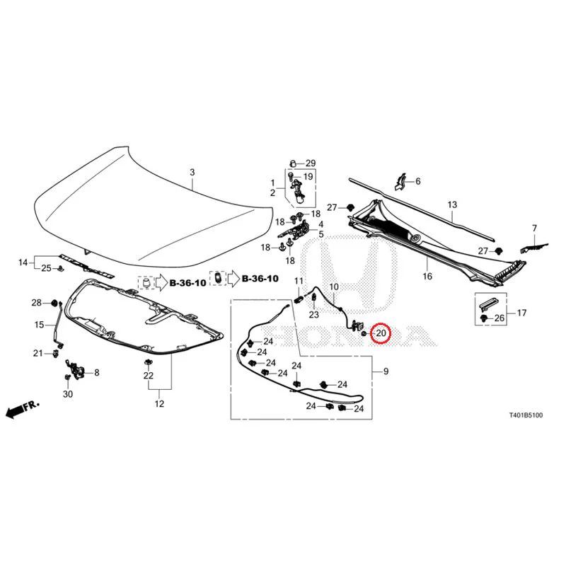 [NEW] JDM HONDA CIVIC FL1 2025 Hood GENUINE OEM - Image 21