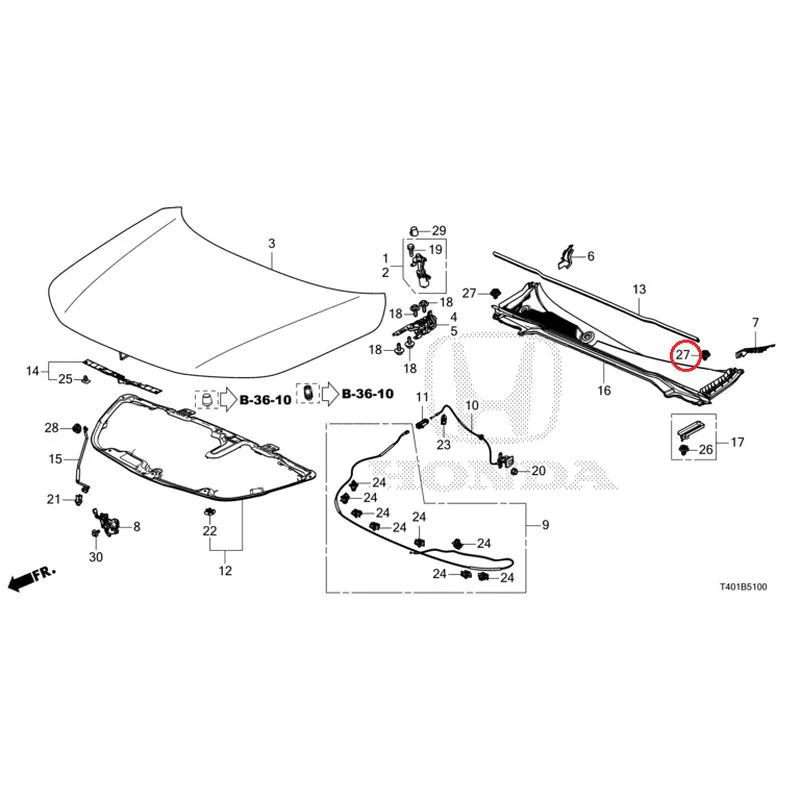 [NEW] JDM HONDA CIVIC FL1 2025 Hood GENUINE OEM - Image 28