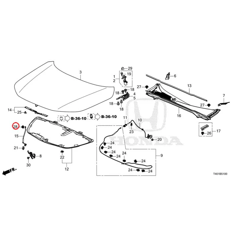 [NEW] JDM HONDA CIVIC FL1 2025 Hood GENUINE OEM - Image 29