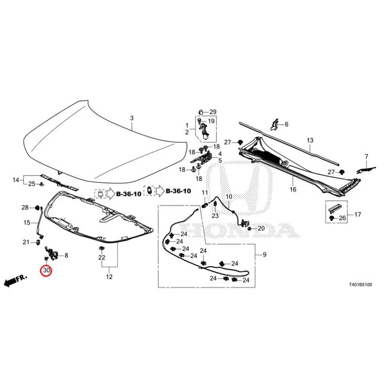 [NEW] JDM HONDA CIVIC FL1 2025 Hood GENUINE OEM - Image 31