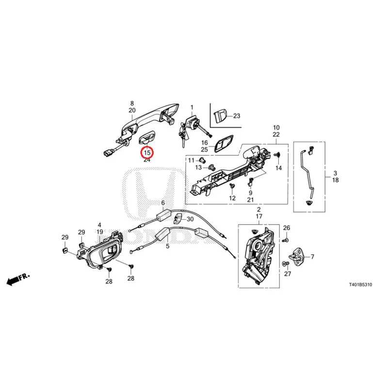 [NEW] JDM HONDA CIVIC FL1 2025 Front Door Locks/Outer Handles GENUINE OEM - Image 20