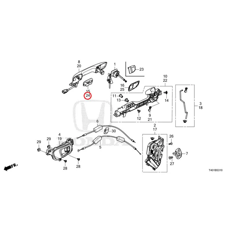[NEW] JDM HONDA CIVIC FL1 2025 Front Door Locks/Outer Handles GENUINE OEM - Image 33
