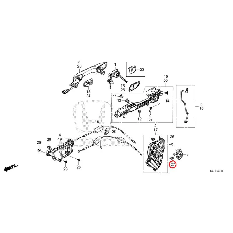[NEW] JDM HONDA CIVIC FL1 2025 Front Door Locks/Outer Handles GENUINE OEM - Image 36