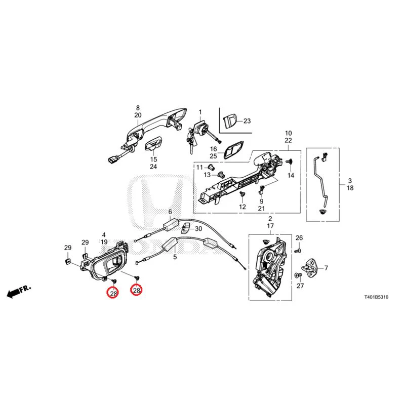 [NEW] JDM HONDA CIVIC FL1 2025 Front Door Locks/Outer Handles GENUINE OEM - Image 37