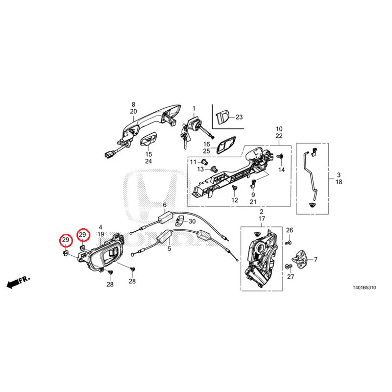 [NEW] JDM HONDA CIVIC FL1 2025 Front Door Locks/Outer Handles GENUINE OEM - Image 38