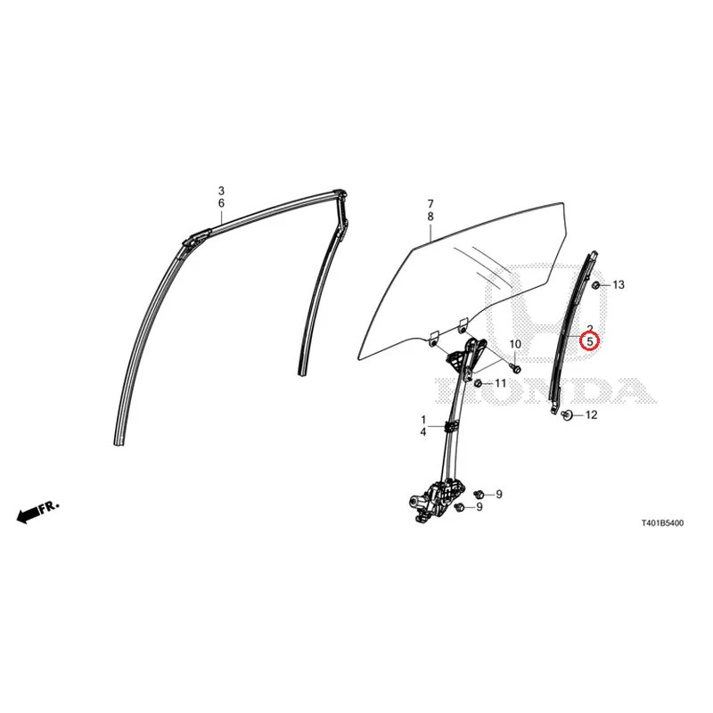 [NEW] JDM HONDA CIVIC FL1 2025 Rear Door Glass/Door Regulator GENUINE OEM - Image 6